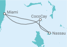 Itinerario del Crucero Bahamas - Royal Caribbean