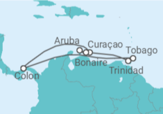 Itinerario del Crucero Caribe Sur - Royal Caribbean