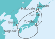 Itinerario del Crucero Hokkaido: Cerezos en Flor - Princess Cruises