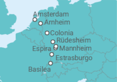 Itinerario del Crucero Lúpulo y Tradición - Riverside
