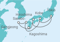 Itinerario del Crucero Japón, Corea del Sur - MSC Cruceros
