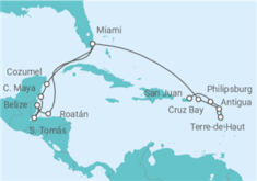 Itinerario del Crucero Un viaje ampliado de tesoros culturales y costas serenas - Explora Journeys