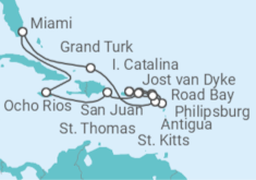 Itinerario del Crucero Un viaje ampliado de belleza salvaje y fiestas tropicales - Explora Journeys