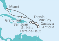 Itinerario del Crucero Un viaje ampliado por costas doradas e islas elegantes - Explora Journeys