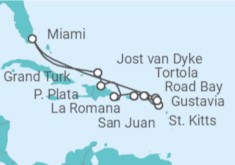 Itinerario del Crucero Un viaje ampliado de islas encantadas, calas secretas y costas elegantes - Explora Journeys
