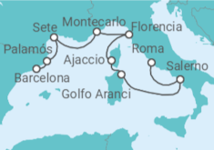 Itinerario del Crucero Espléndido sol de verano - Oceania Cruises