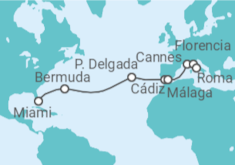 Itinerario del Crucero Paso al pasado - Oceania Cruises