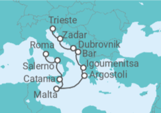 Itinerario del Crucero En flor alrededor de la bota - Oceania Cruises