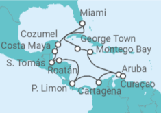 Itinerario del Crucero Tesoros de los Trópicos - Oceania Cruises