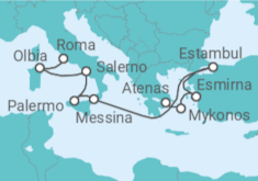 Itinerario del Crucero El nacimiento de la civilización - Oceania Cruises