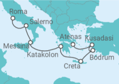 Itinerario del Crucero Exploración Jónica - Oceania Cruises