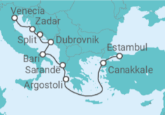 Itinerario del Crucero Regreso a Constantinopla - Oceania Cruises