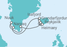 Itinerario del Crucero Islandia, Groenlandia - Oceania Cruises