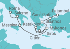 Itinerario del Crucero Misterios de la historia - Oceania Cruises