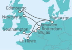 Itinerario del Crucero Sofisticación en el mar - Oceania Cruises
