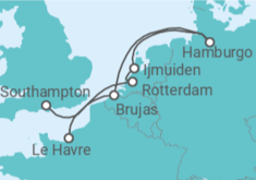 Itinerario del Crucero Sociedad del Norte - Oceania Cruises
