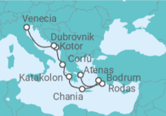 Itinerario del Crucero Ruinas y romance - Oceania Cruises