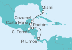 Itinerario del Crucero Cuna española - Oceania Cruises