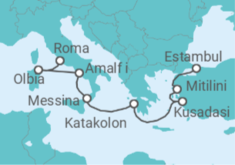 Itinerario del Crucero Encantadoras Ruinas Antiguas - Oceania Cruises