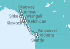 Itinerario del Crucero Alaska - Oceania Cruises