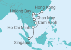 Itinerario del Crucero Imperios del Sol - Oceania Cruises