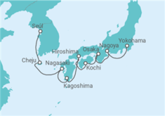 Itinerario del Crucero Japón - Oceania Cruises