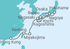 Itinerario del Crucero Japón, Taiwán - Oceania Cruises