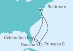 Itinerario del Crucero Bahamas - Carnival Cruise Line