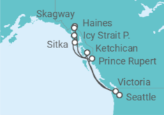 Itinerario del Crucero Alaska - Virgin Voyages