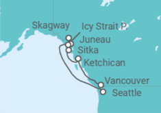 Itinerario del Crucero Alaska - Virgin Voyages