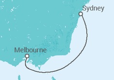 Itinerario del Crucero Australia - Princess Cruises