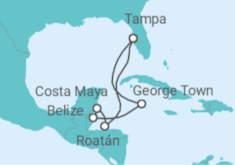 Itinerario del Crucero Caribe Occidental - Royal Caribbean