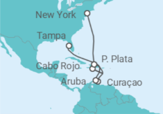 Itinerario del Crucero Bermuda: Aruba y República Dominicana - NCL Norwegian Cruise Line