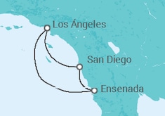 Itinerario del Crucero Estados Unidos (EE.UU.), México - Princess Cruises