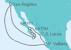 Itinerario del Crucero Golfo de California: Mexico - Princess Cruises