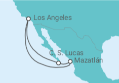 Itinerario del Crucero Riviera Mexicana - Princess Cruises
