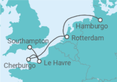 Itinerario del Crucero Holanda, Francia - MSC Cruceros