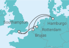 Itinerario del Crucero Alemania, Bélgica, Holanda - MSC Cruceros