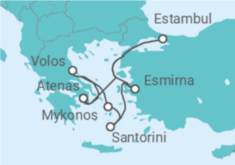 Itinerario del Crucero La Grecia que no te esperas - Costa Cruceros