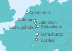 Itinerario del Crucero Los Alpes suizos y los castillos del Rin - AmaWaterways