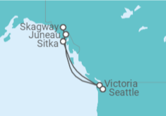 Itinerario del Crucero Experiencia por Alaska - Royal Caribbean