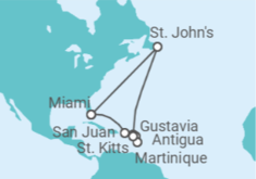 Itinerario del Crucero La vitalidad de la vida isleña - Silversea