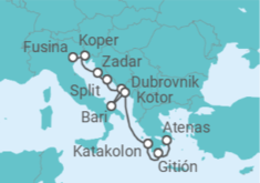 Itinerario del Crucero Los mares más cautivadores de Europa - Silversea