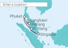 Itinerario del Crucero Tailandia, Malasia, Singapur - Silversea
