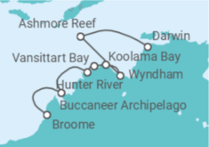 Itinerario del Crucero Australia - Silversea