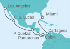 Itinerario del Crucero Canal de Panamá y Maravillas del Pacífico - Virgin Voyages