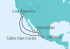Itinerario del Crucero Puestas de Sol en Hollywood y Horizontes Mexicanos - Virgin Voyages