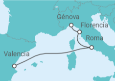 Itinerario del Crucero Italia - MSC Cruceros