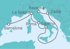 Itinerario del Crucero Italia y Croacia - Royal Caribbean