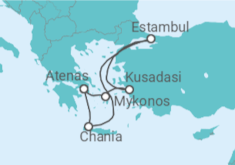 Itinerario del Crucero Lo mejor de Grecia y Turquía - Royal Caribbean